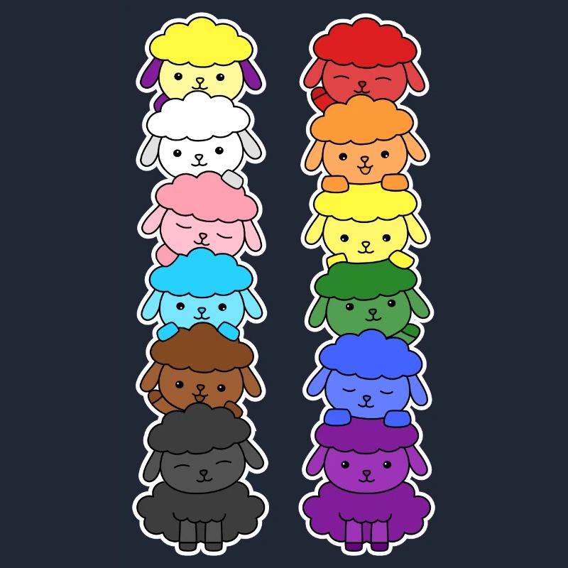 Fierté Progrès Drapeau Egalité des moutons