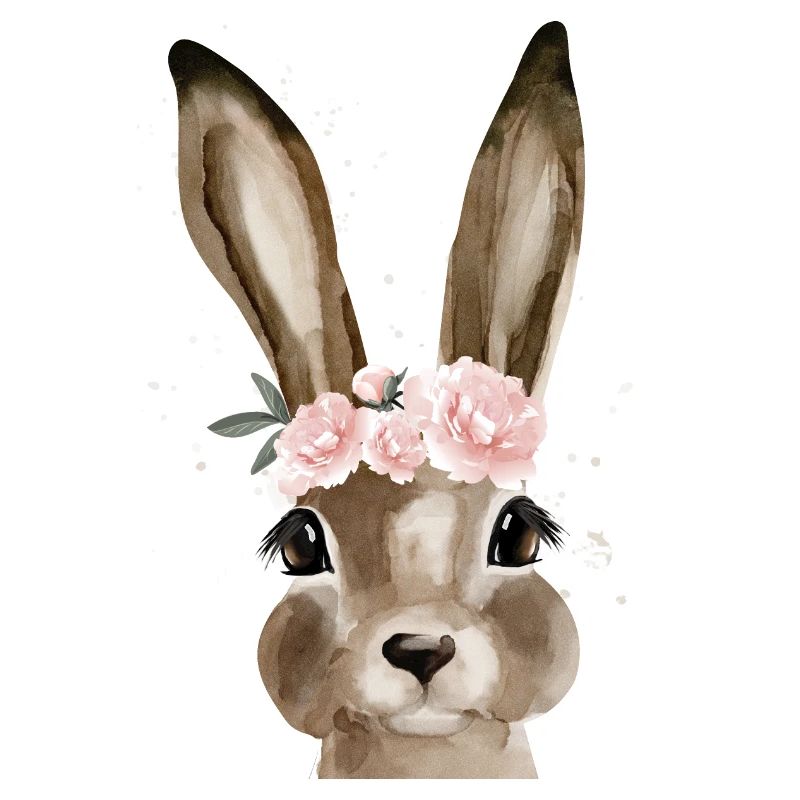 Lapin de fleur