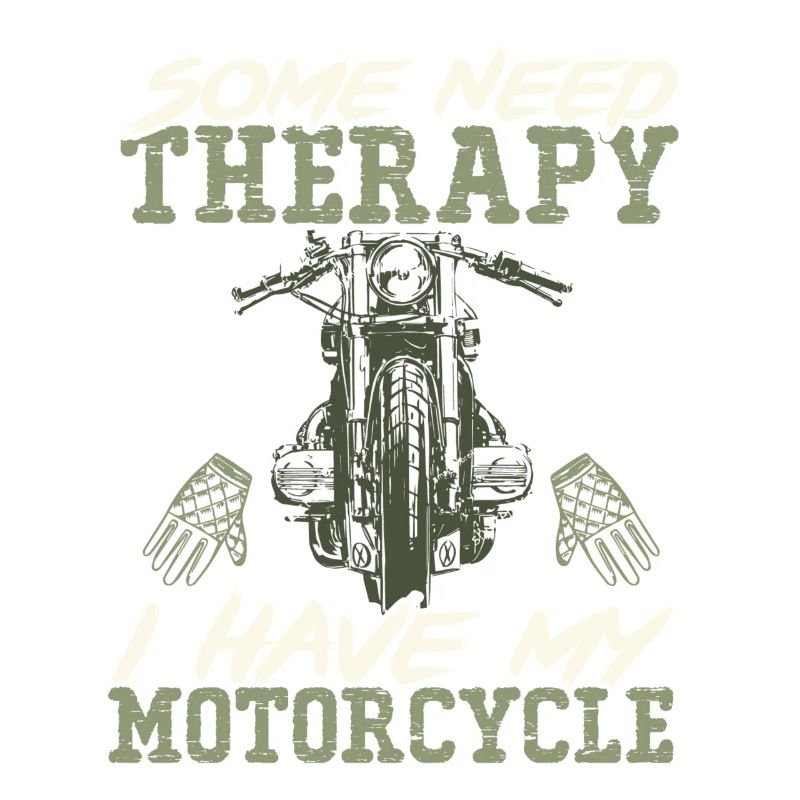 Motorcycle Therapy Biker