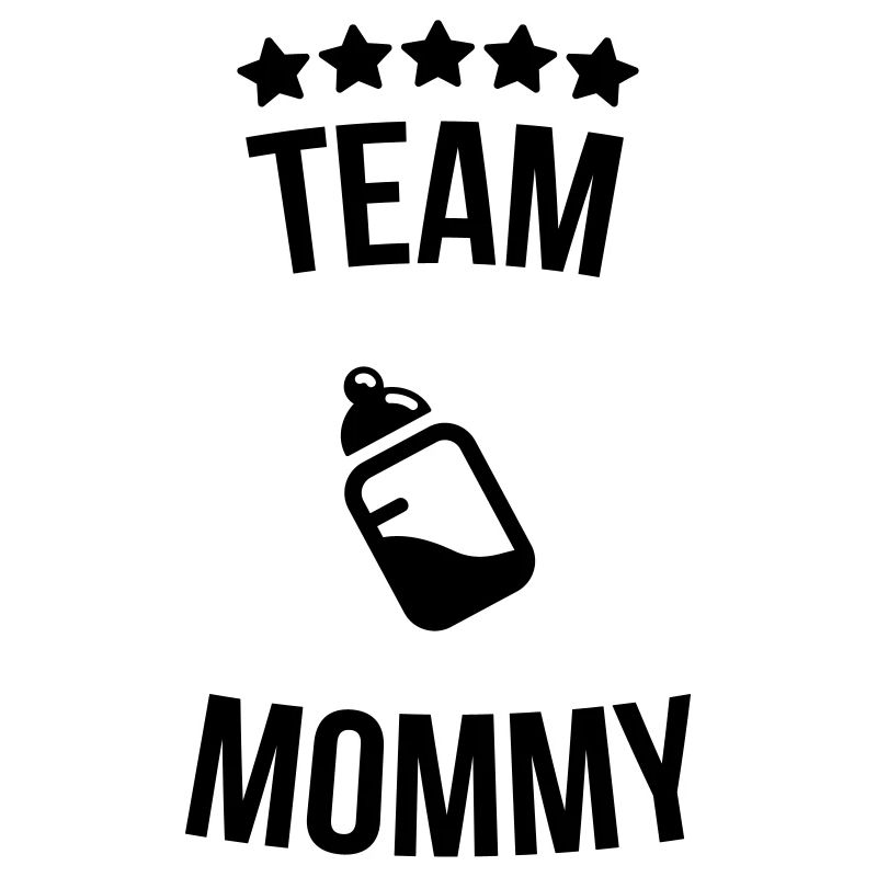 Team Mommy Mutti Mutter Fläschchen Milch