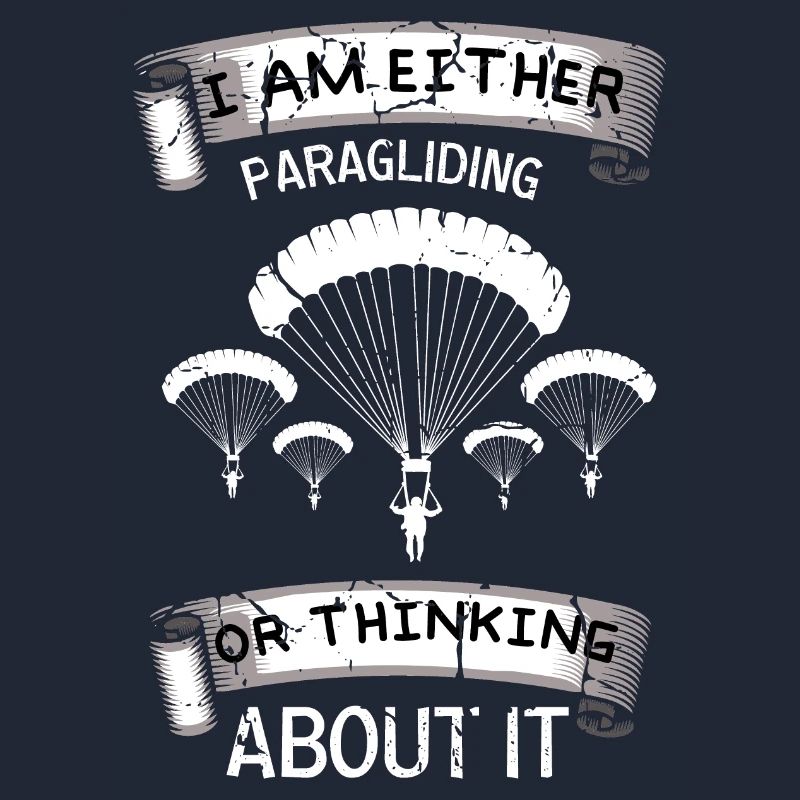 Paragliding oder Denken. Paragliding-Coach. Gesche
