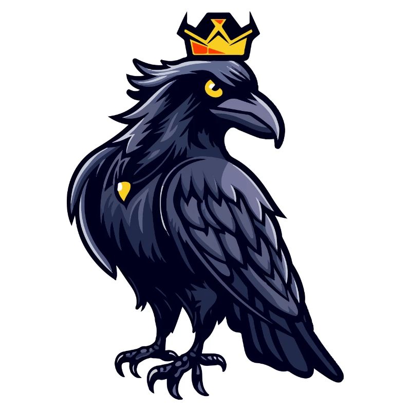 Raven Crow Comic Crown