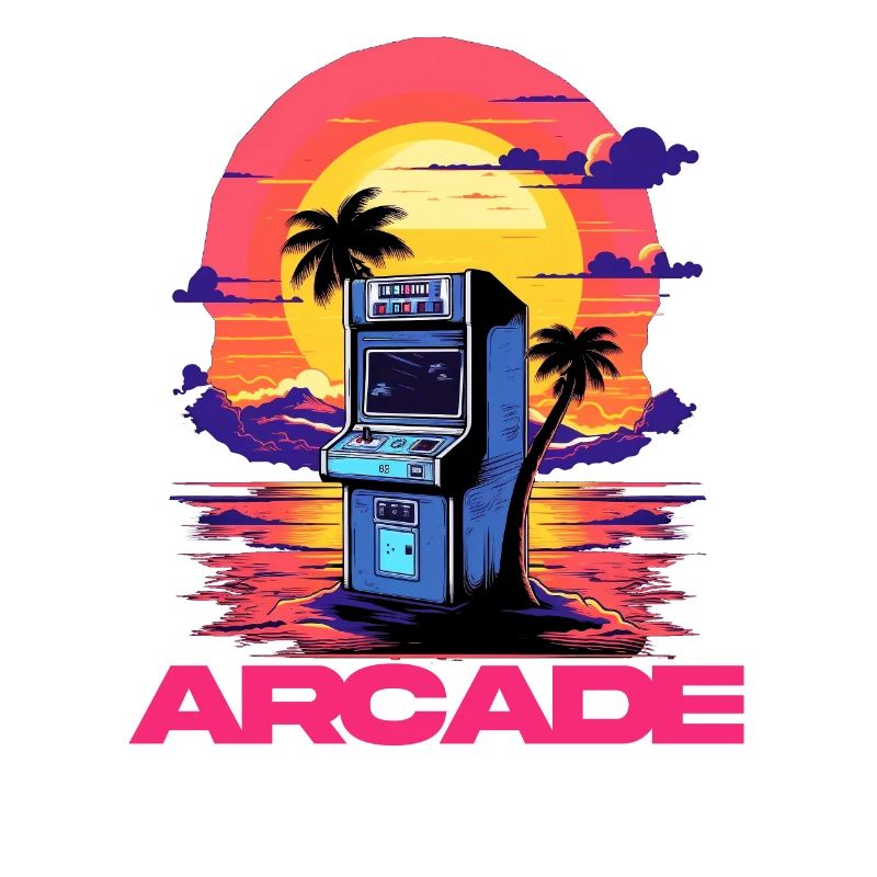 Game Over Arcade-Stil Retro Konsolen-Controller