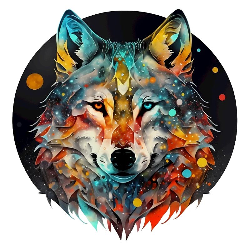 Wolf Mandala mystique