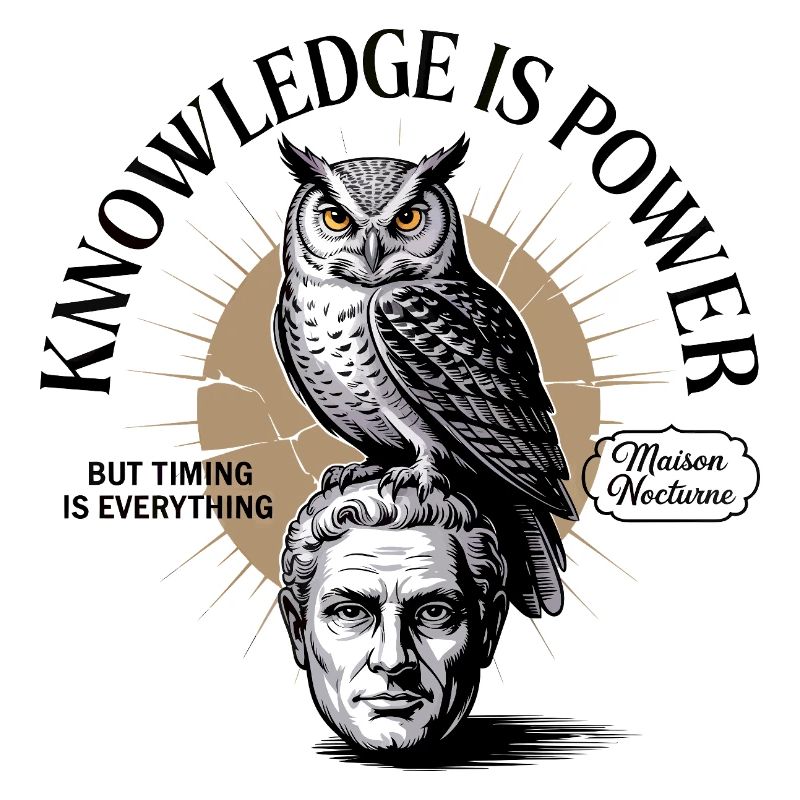 Knowledge Is Power Owl Wisdom