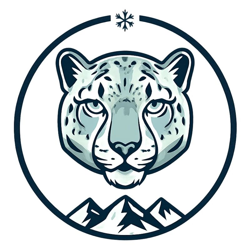 Mountain snow leopard