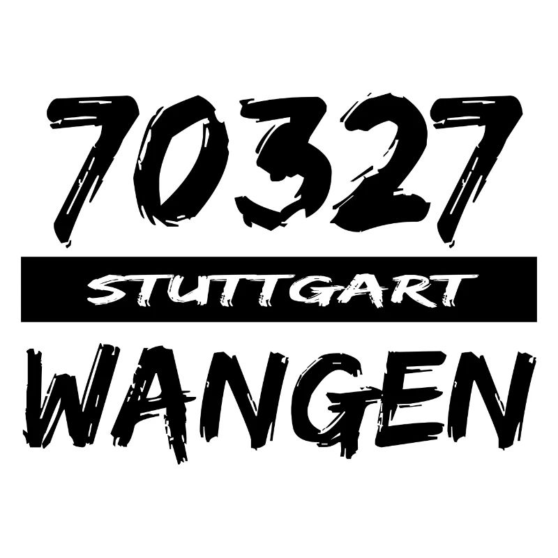 70327 Stuttgart Wangen Postleitzahl Tshirt