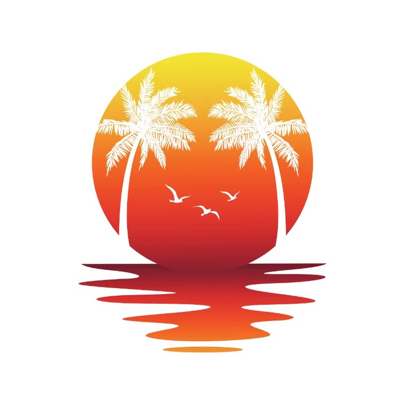 Été mer soleil plage vacances eau plage palmier