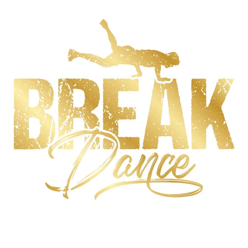 Breakdance Breakdancing Gold