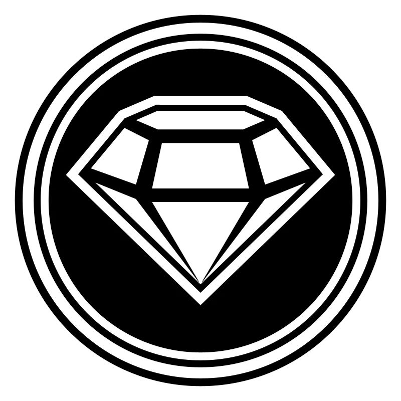 Diamond Icon Silhouette