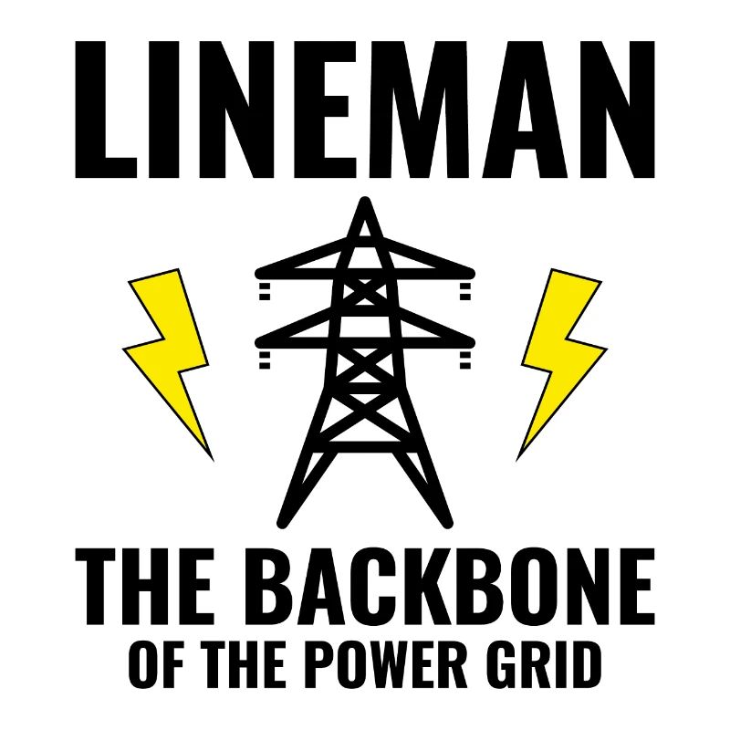Lineman Backbone Power Grid Electricity Utility