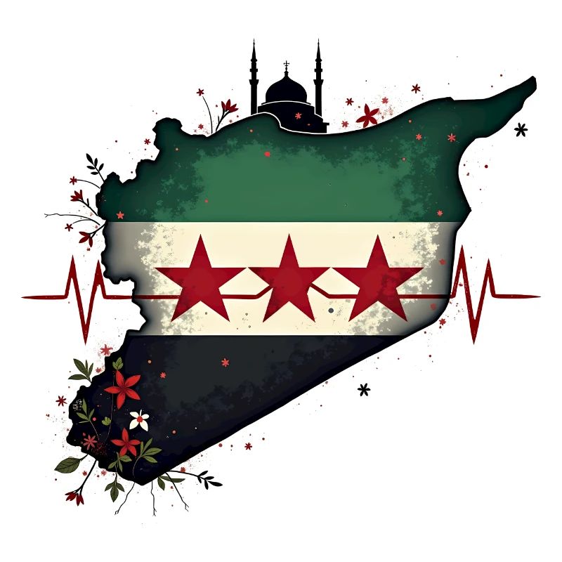 drapeau de la Syrie - Drapeau de la Syrie libre