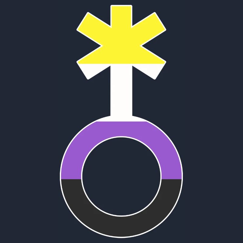 Nonbinary Gender Neutral Symbol Nonbinary