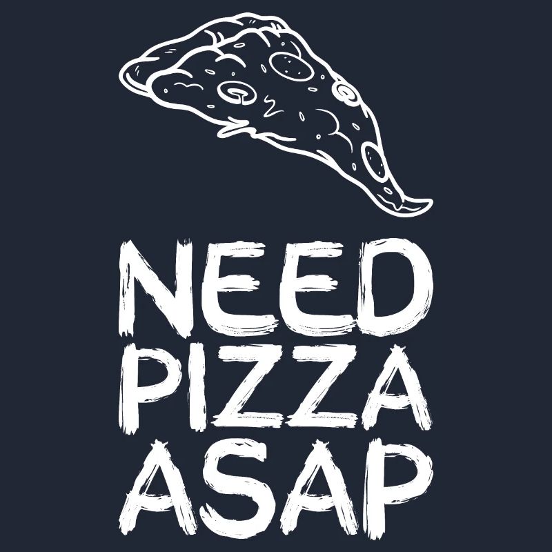 Pizza dès que possible, blanc
