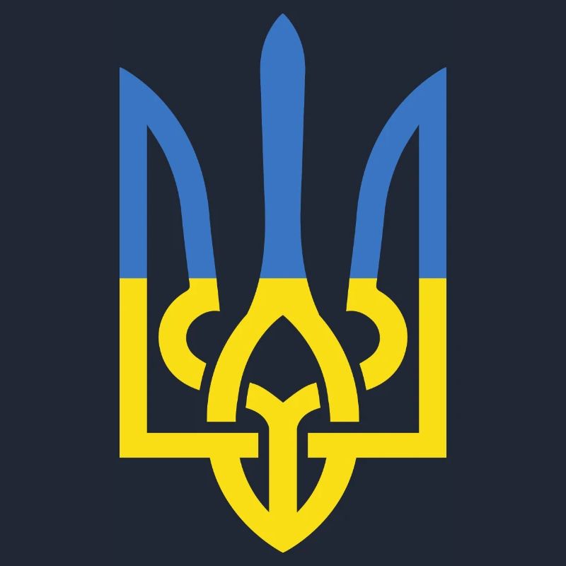 UKRAINE TRIDENT Ukrainian flag Support Support