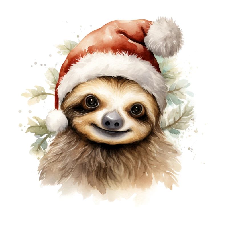Faultier Weihnachten