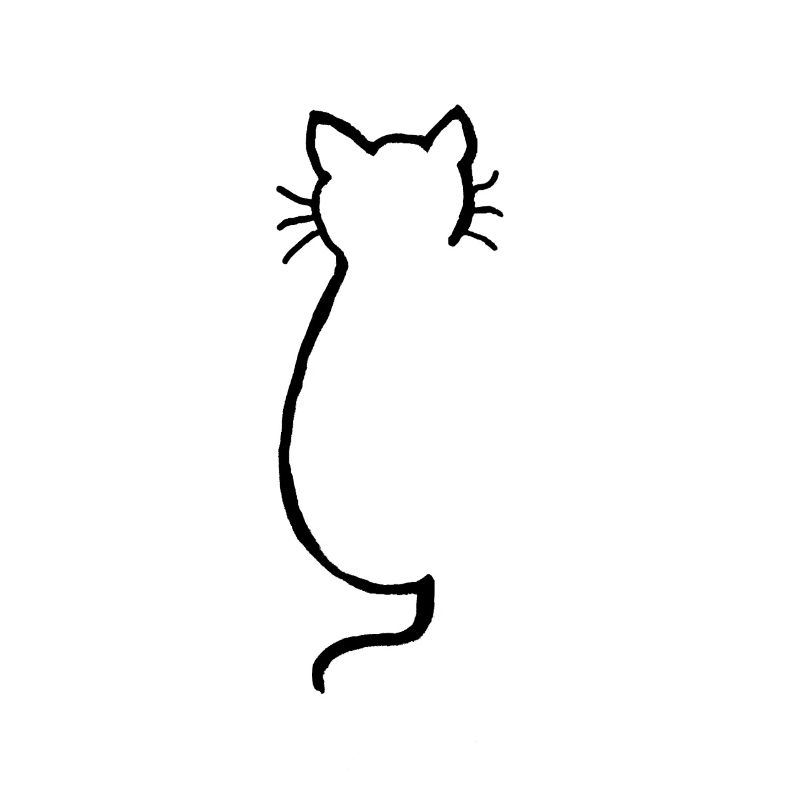 Chats silhouette