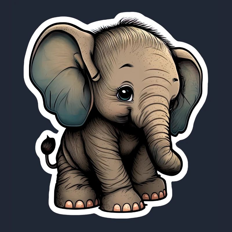 Mignon bébé éléphant