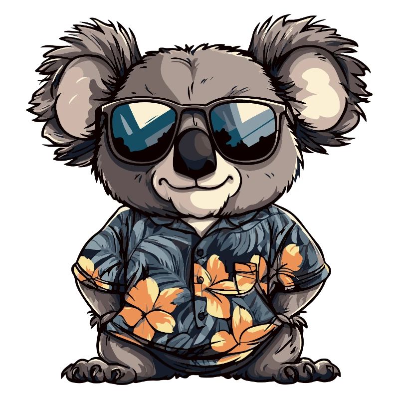 Koala Comic Cool Summer