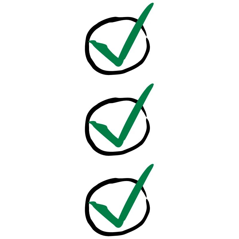 Three Checkmarks