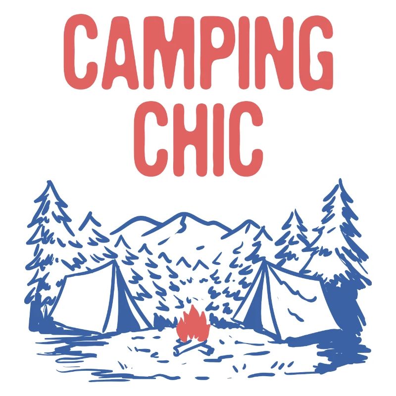 Camping Chic Summer Camper Tropical Camp Couples