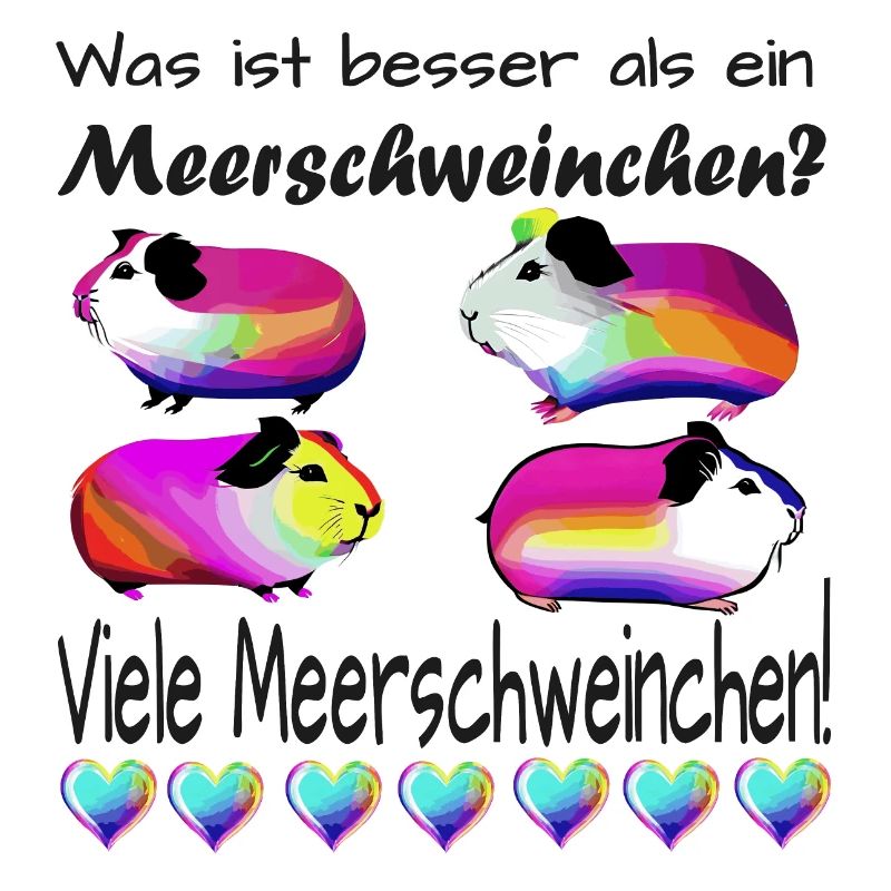 Besser als ein Meerschweinchen regenbogenfarben