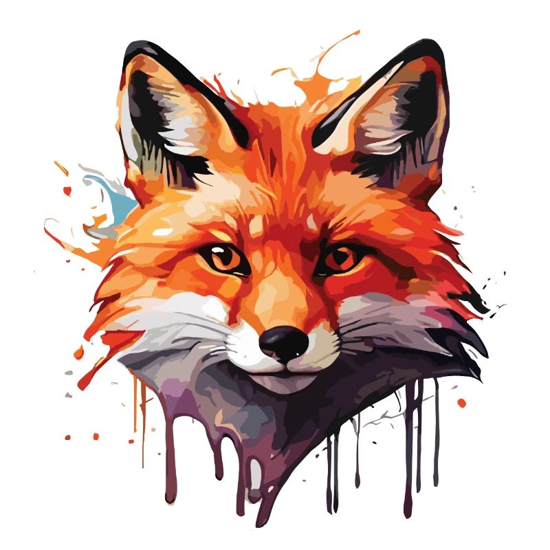 Aquarelle Fox