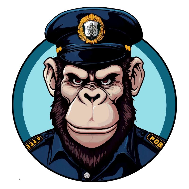Singe policier