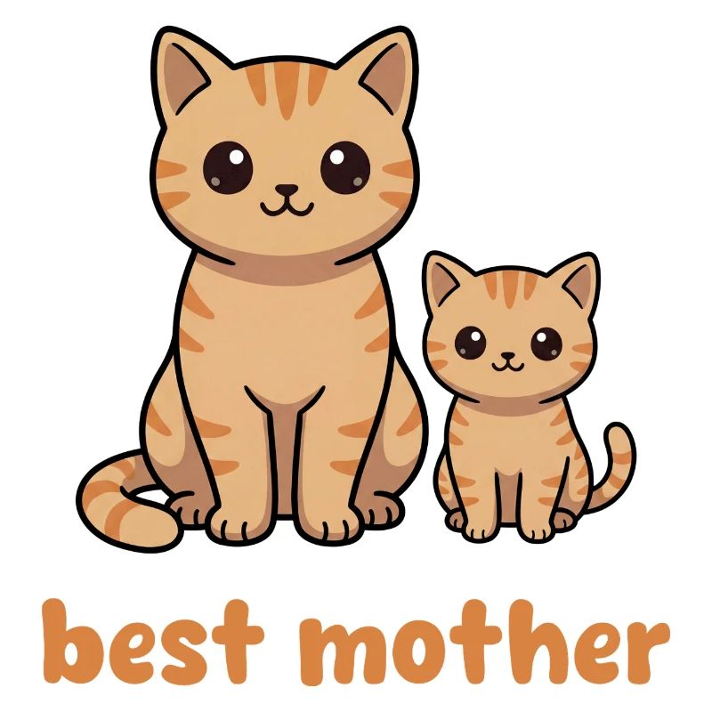 Katzen Duo Muttertag