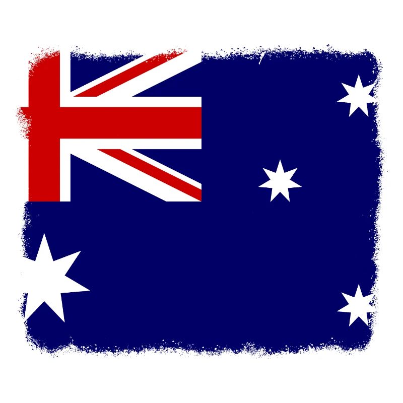 Drapeau australien sous drapeau australien