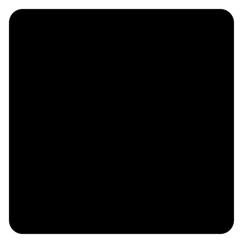 Math symbol - black square