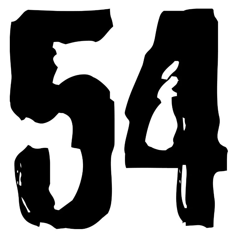 Maillot à 54 numéros