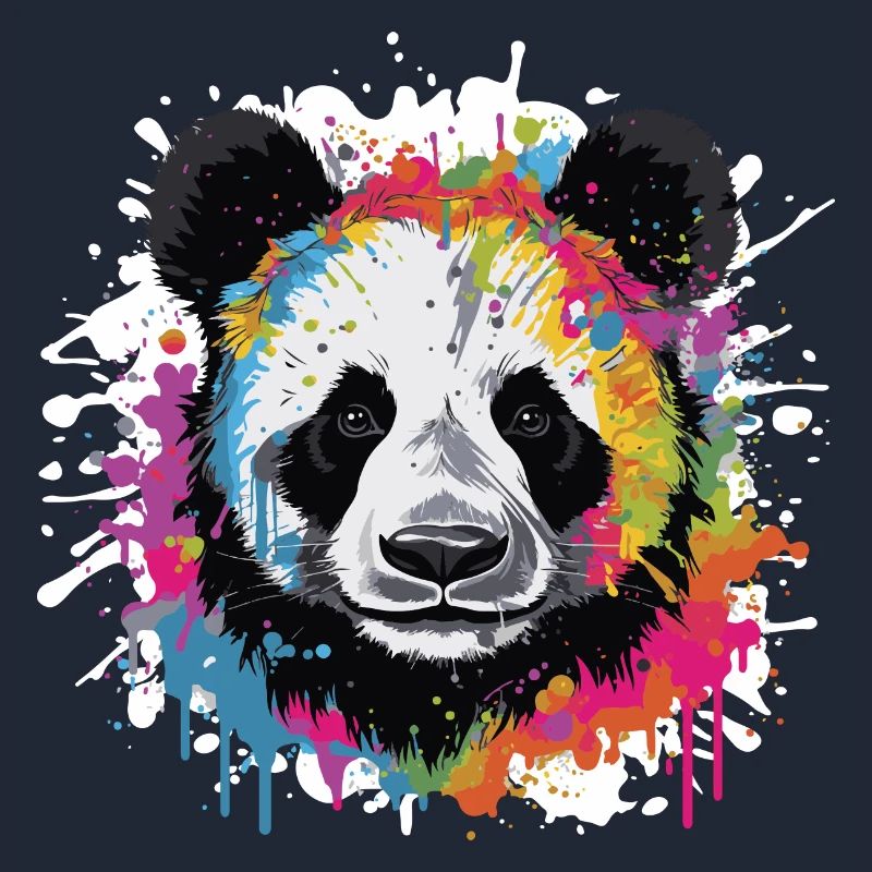 Panda Pop Art Head