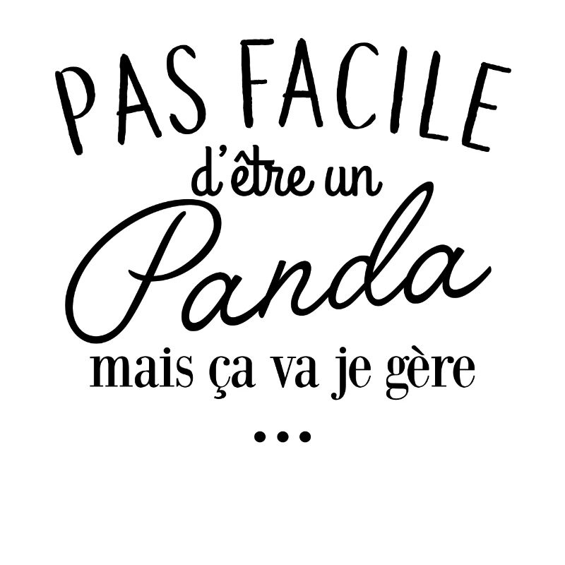 Pas facile / panda