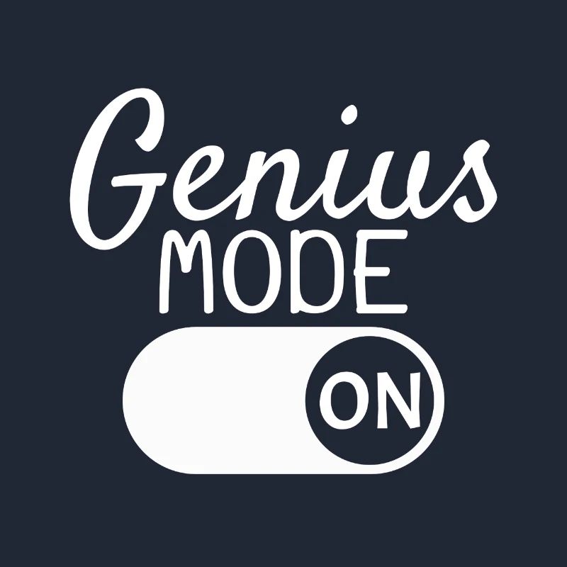 Genius Mode On Genie Besserwisser Geschenk