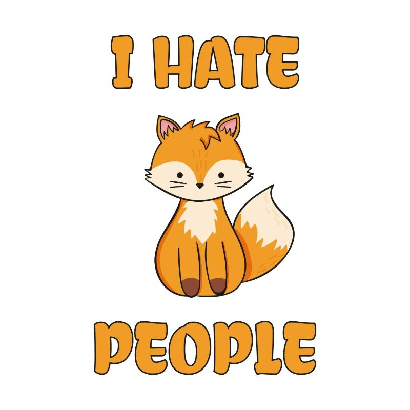 I hate people fox