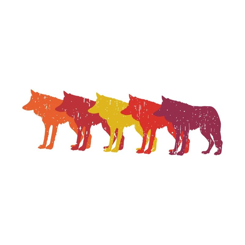 Loups rétro