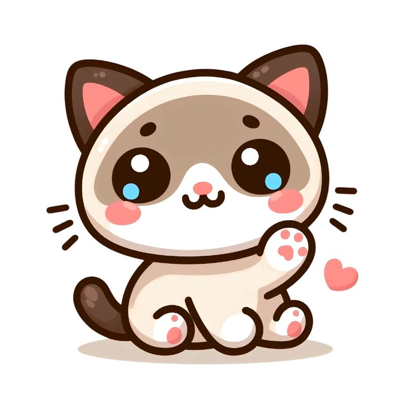 Kawaii Siamesisch 3
