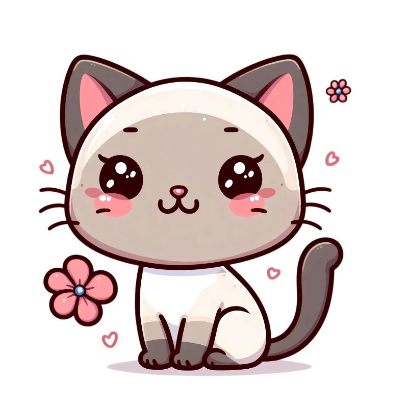 Kawaii Siamesisch 2