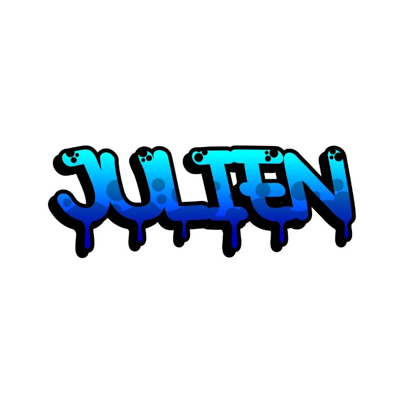 Graffiti prénom Julien