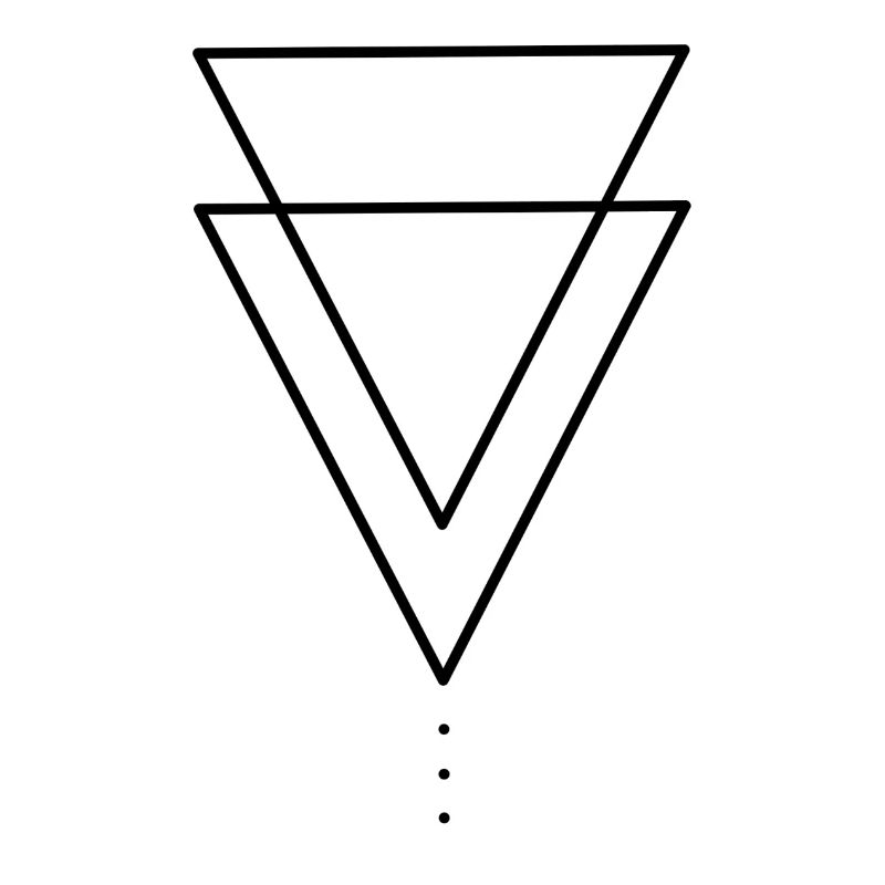 Montagnes de conception de triangle