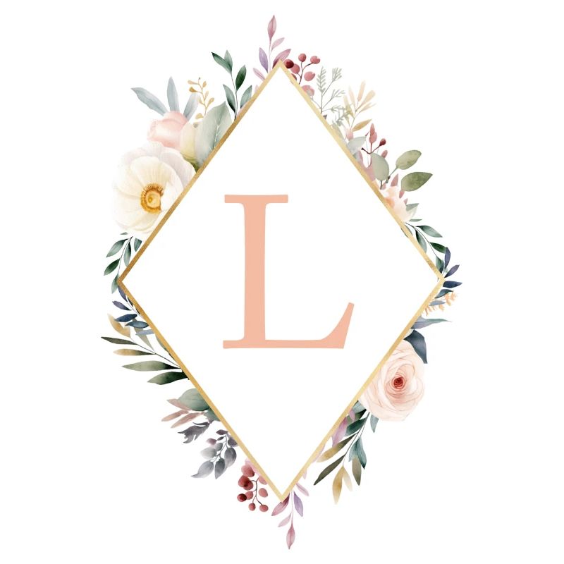 l Monogram, Floral, Boho