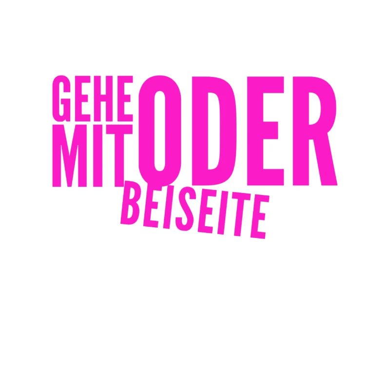 kommst du mit oder nicht?