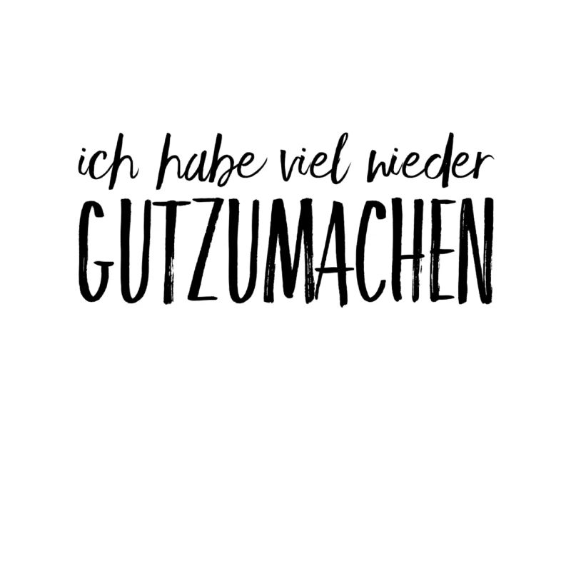 ich will es wiedergutmachen
