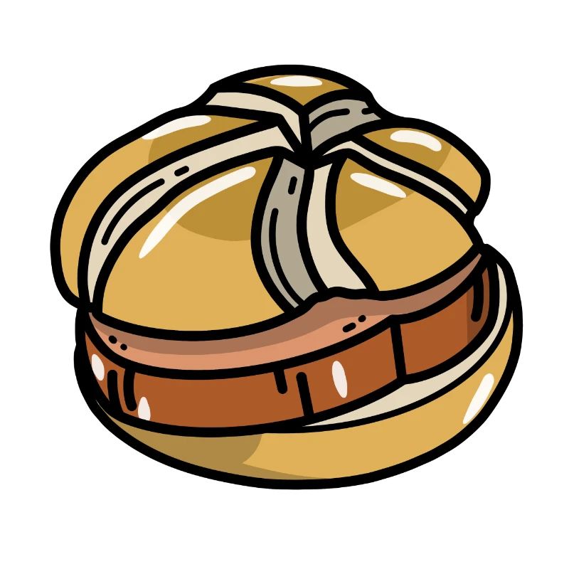 Comic Leberkäs Leberkäse Fleischkäse Buns