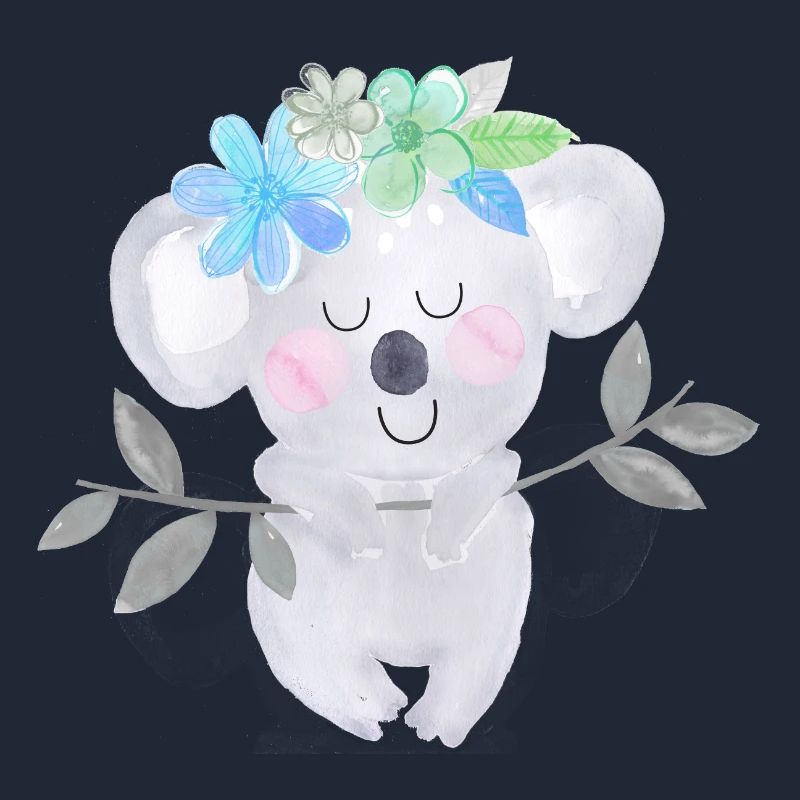 KOALA TRANSAPARENT BLAU