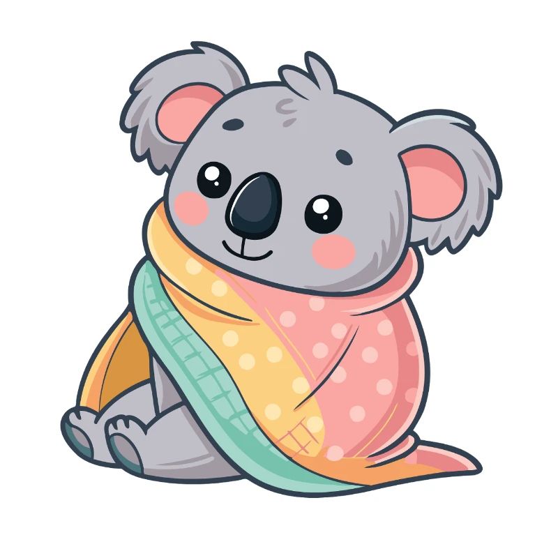 Koala Cozy Under Blanket