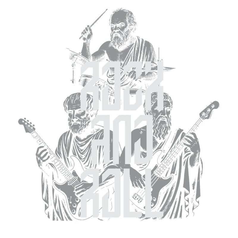 Classic Rock and Roll Ancient Philosopher Band T-S