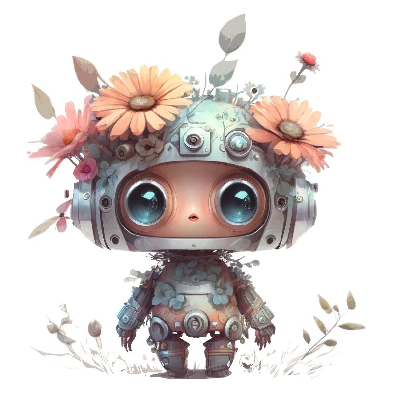 Liebliches Roboter-Mädchen