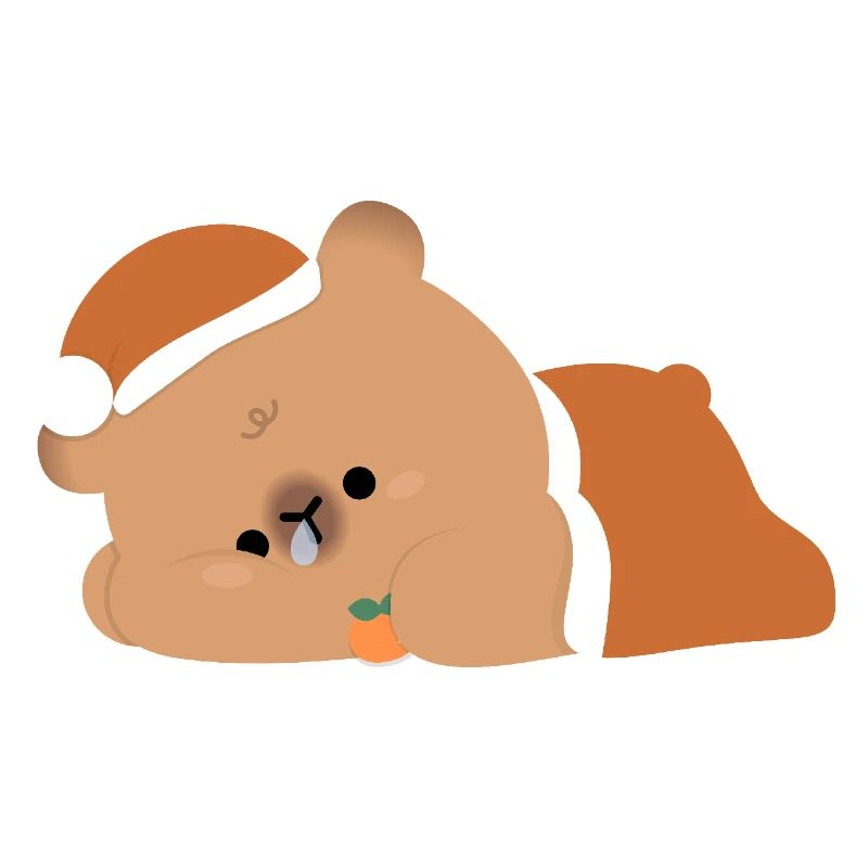 Capybara fatigué